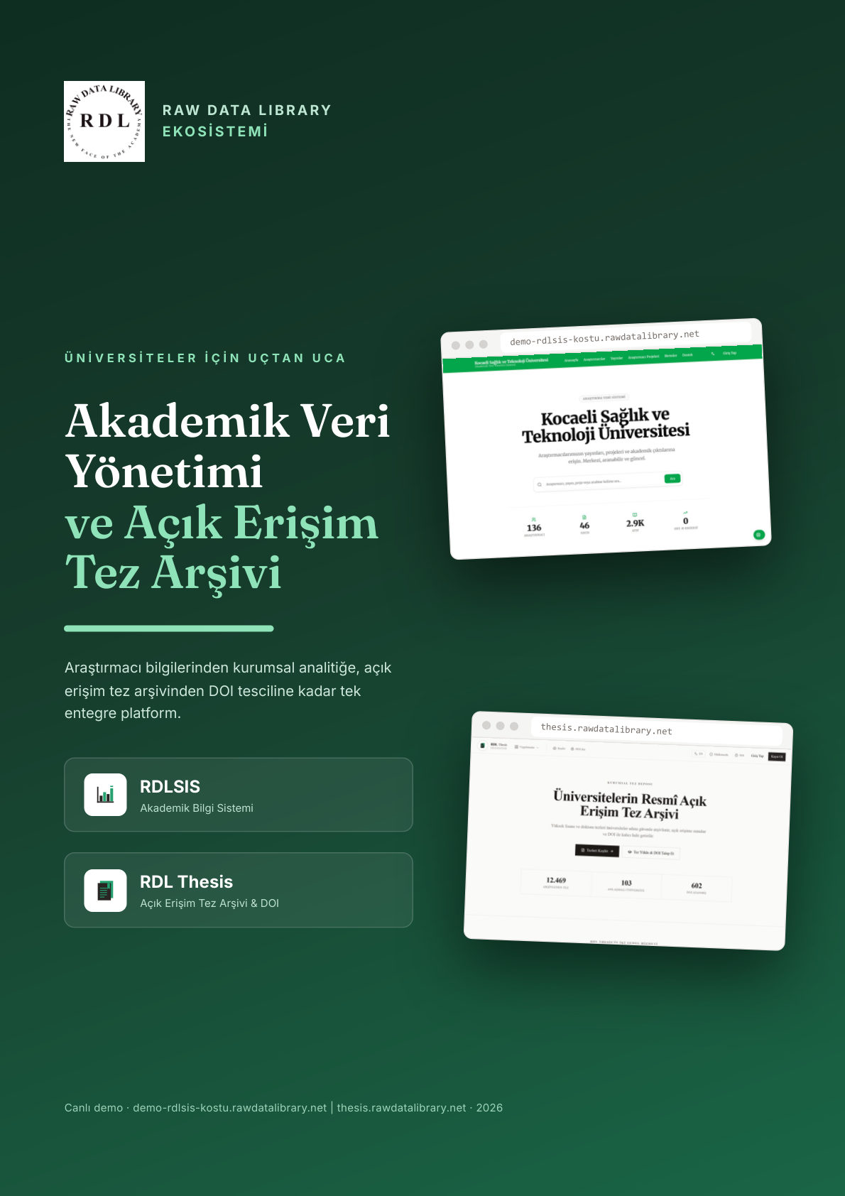 RDL Üniversite Tanıtım Broşürü